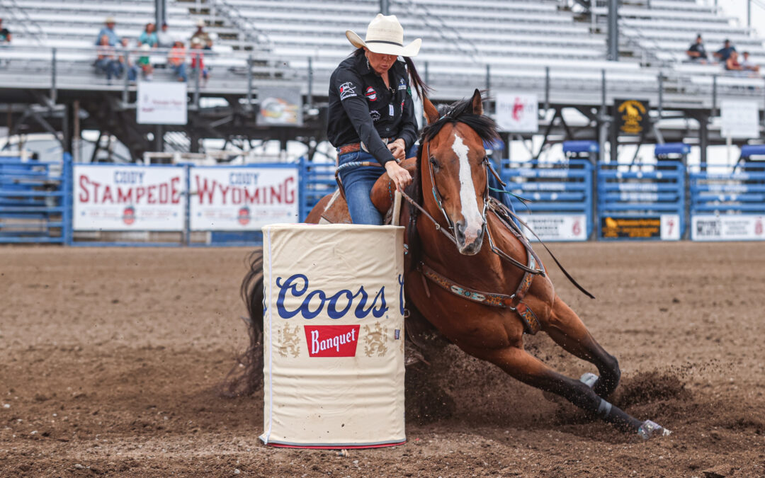 McLeod Sprague Tops Barrel Racing Leaderboard for Cowboy Christmas