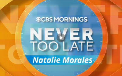 Natalie Morales takes on barrel racing in “Never Too Late” Series on CBS Mornings