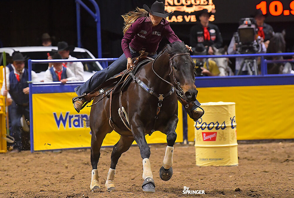 Mowry Wins First WPRA World Championship Barrel Racing World Title Aboard Force The Goodbye