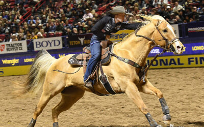 Kinsel and Sister Top the Field on Night 2 of the 2025 Wrangler National Finals Rodeo