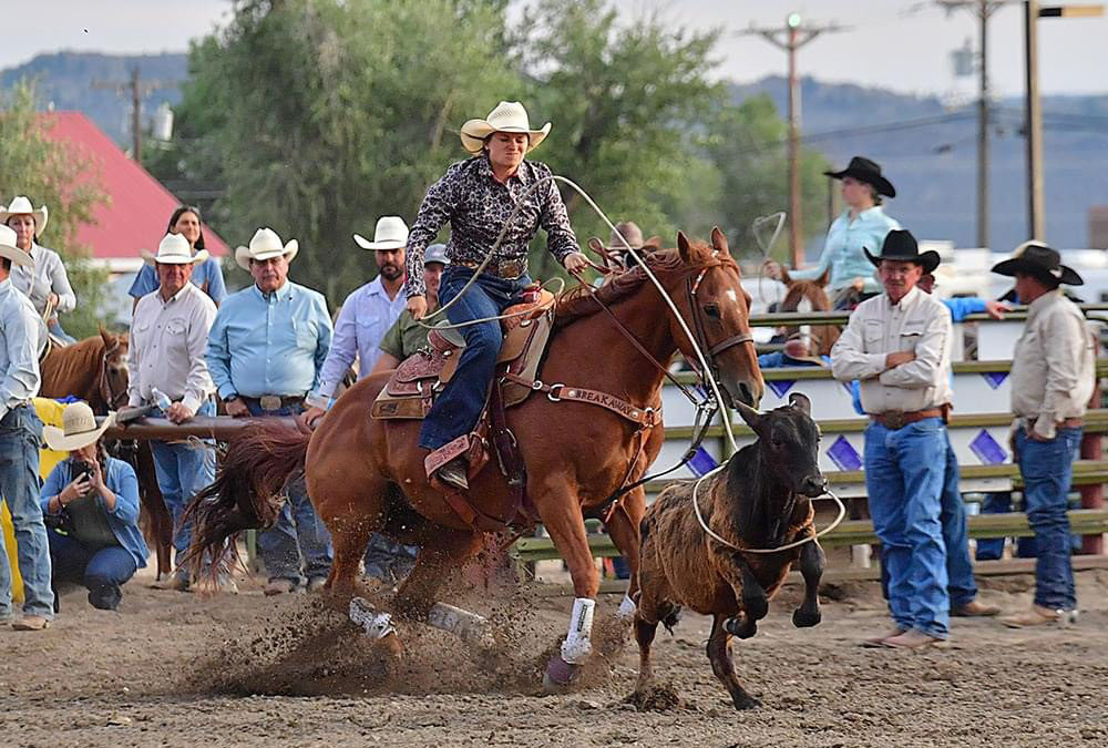 Ex-teacher Gives Roping Lesson