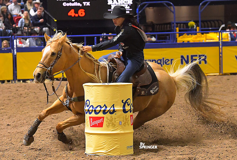 Kinsel and Sister Take Rd. 1 at 2024 Wrangler NFR