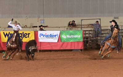 Kenzie Kelton Top Team Roping Header in WPRA