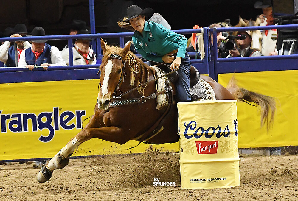 Mowry Jockey’s Two Horses to Two Round Wins at 2025 NFR Searching For Second World Title