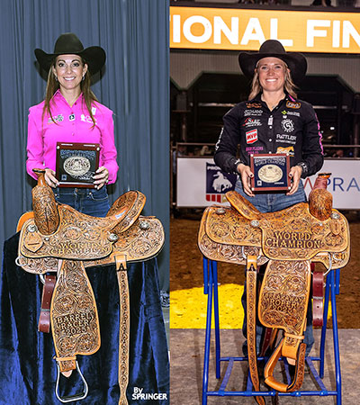 Kassie-and-Taylor-saddles-together-opt