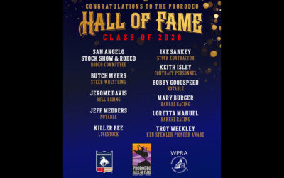 2026 ProRodeo Hall of Fame Class Announced