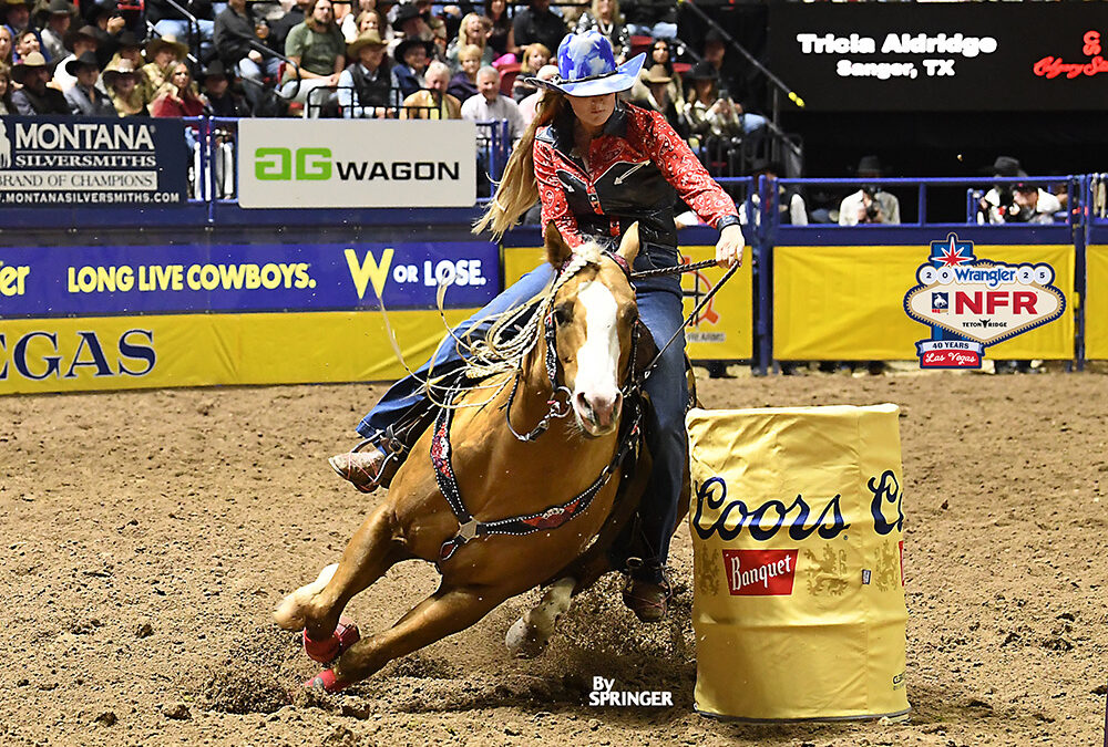 Aldridge and Adios Return to Winner’s Circle in Eighth Round at the NFR