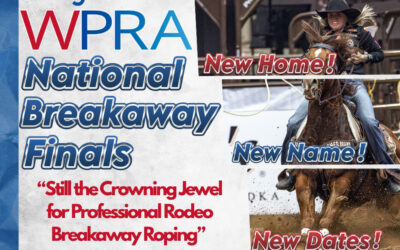 New Home, New Name, New Dates—Still the Crowning Jewel for Professional Rodeo Breakaway Roping
