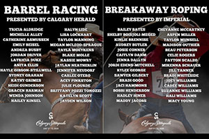 Calgary Stampede Field Finalized